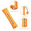 CLIONE 60pcs Perm Rods Set for Natural Hair Plastic Cold Wave Rod Non-Slip Hair Rollers 0.87 Inch Orange Perm Rods for Long Short Hair Curling Rods Hair Perms for Women Hair Curlers DIY Tools