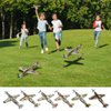 JOYGOGO 24 Pack War Glider Planes, Toy Glider Plane, 6 Different Designs Party Favors for Kid, Easy Assembly, Valentines Airplanes, Birthday Party Favor, Carnival Prizes