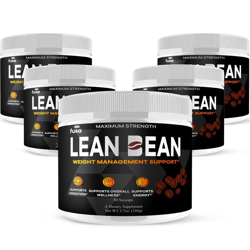 (5 Pack) Lean Bean Powder Supplement LeanBean Maximum Strength Formula ...