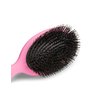 Dry & Wet Brush, Detangler, Dual-Length Flexible Synthetic Bristle Brush, Prevents Hair Breakage, For All Hair Types, For Women, Men and Kids - Pink