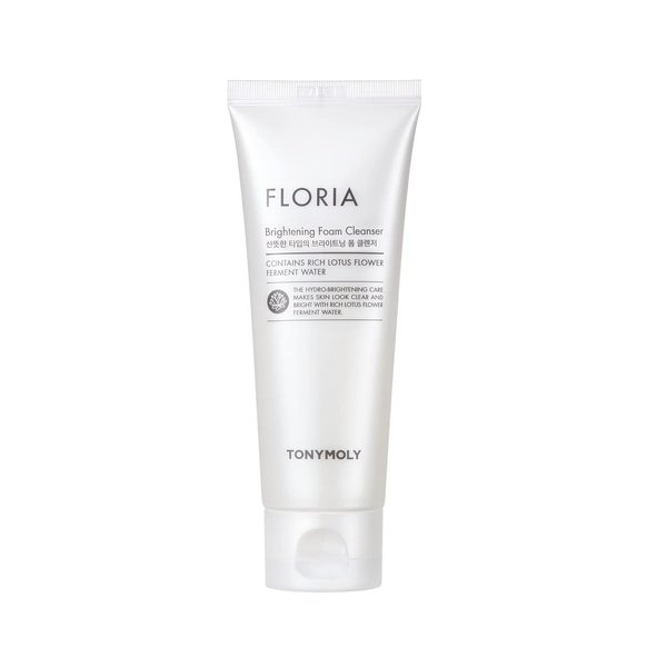 TONYMOLY Floria Brightening Foam Cleanser, 5.0 Fl Oz