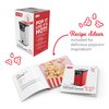 DASH Turbo POP Popcorn Maker with Measuring Cup to Portion Popping Corn Kernels + Melt Butter, 8 Cup Popcorn Machine - White