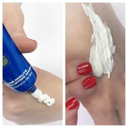 Repechage One-Minute Exfoliating Mask - Facial Exfoliant for Oily Skin, Deep Cleansing, Absorbs Oil, Exfoliates with Lactic Acid and Rice Bran Wax, Helps to Clear Pores and Remove Blackheads, 2.5 oz.