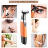 Electric Razor, Beard Trimmer Men, Waterproof Beard Grooming,Cordless USB Rechargeable Body Groomer and Hair Remover for Eyebrow, Beard Facial& Body Hair for Men and Women