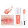 MAEPEOR Hydrating Lip Glow Oil 10 Colors Moisturizing Lip Oil Gloss Non-sticky Transparent Lip Gloss Long Lasting Nourishing Tinted Lip Balm with Big Brush Head (IColors 01)