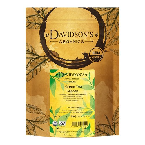 Davidson's Tea Bulk, Green Tea Garden, 16 Ounce