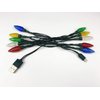 Holiday LED Christmas Lights Charging Cable, USB and Bulb Charger, 50 Inch 10 LED Multicolor Christmas Cable for Phone 5 5s 6 6plus 6s 6s Plus 7 7plus 8 8plus X XR XS XS Max 11Pro Max etc (2pcs)
