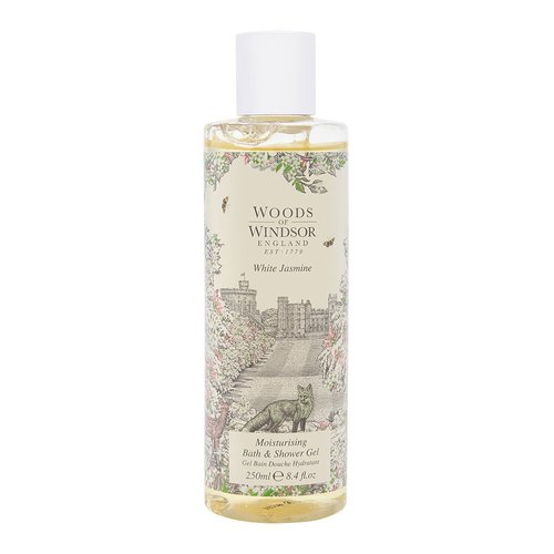 Woods of Windsor Moisturizing Bath & Shower Gel for WoMen, White Jasmine, 8.4 Fluid Ounce (W180034-6)