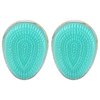 Dioche 2pcs Egg Round Shape Comb, Anti-knot Massage Comb, Wet and Dry Use Portable Scalp Massage Detangling Brush for Beauty Salon and Home