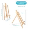12 inch Tabletop Display Artist Easel Stand, Art Craft Painting Easel, Wooden Easel Apply to Kids Artist Adults Students Classroom Etc.