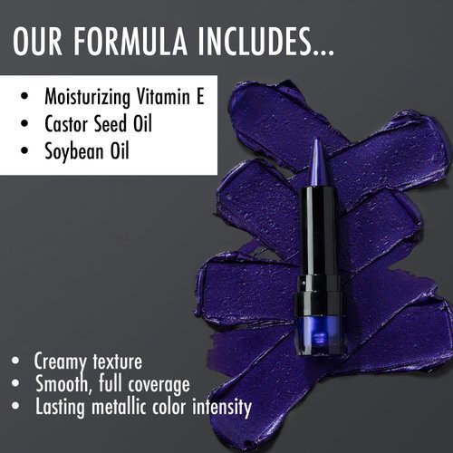 Black Radiance Metalicious Metallic Lipstick Lip Sculptor Amethyst Gemstone (Light Purple)