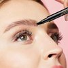 Angiehaie Eyebrow Pencil (Golden Brown), Microblade Eyebrow Pen, 4 Point Microblade Brow Pen for Hair-Like Effect, Smudge-proof, Waterproof and Long Lasting