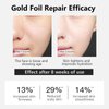 Gold Peel Off Mask, 98.4% Gold Foil Peel-Off Face Mask Anti-Wrinkle, Anti-Aging Golden Exfoliating Mask, Blackhead Remover Mask for Moisturizing Deep Cleansing(2PCS)