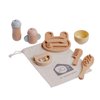 JC Toys Parfait Collection | Real Wood 10 Piece Baby's First Care Set | for Dolls and Stuffed Animals Ages 3+ | Twiggly Toys