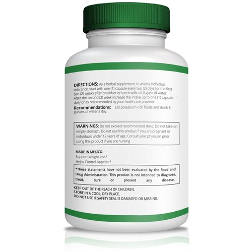 ELVPOTEC Mexican 60 Capsules 2 Month Supply from 100% Natural Ingredients for Your Body Gut and Colon Support | Made in Mexico