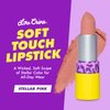 Lime Crime Soft Touch Comfort Matte Lipstick, Stellar Pink (Light Pinky Nude) - Flirty Retro Shades - Full-Coverage Long Lasting, Lip Lining & Soft Formula for All-Day Wear - Talc-Free & Paraben-Free