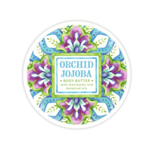 Greenwich Bay Botanic Body Butter Orchid Jojoba 8oz Tub