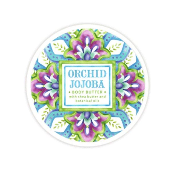 Greenwich Bay Botanic Body Butter Orchid Jojoba 8oz Tub