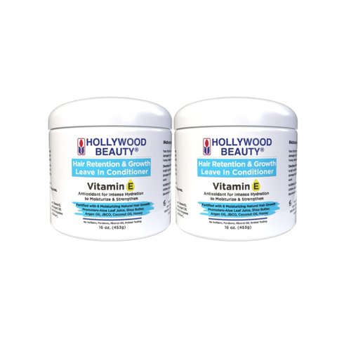 Hair Retention And Growth Leave-In Conditioner With Vitamin E 16 Oz (Pack Of 2)