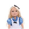 Little Adventures Alice with Headband Princess Doll Dress - Doll Not Included - Machine Washable Child Pretend Play and Party Doll Clothes with No Glitter