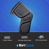 RiptGear Knee Compression Sleeve - Braces for Knee Pain - Compression for Arthritis, Meniscus Tear, Running, Walking - Support for Women and Men - Sleeves Weightlifting (Medium, Gray (1 Pack))
