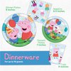 Peppa Pig Birthday Party Supplies, Peppa Pig Party Supplies and Decorations for 16 Guests, With Table Cover, Plates, Napkins, Cups and Sticker