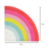 C.R. Gibson TW4-24076 Rainbow Disposable Paper Cocktail Napkins for Birthday Parties and other Celebrations, Multicolor, 20pcs, 5" x 5"