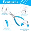 Jewelry Pliers, Shynek 4pcs Jewelry Making Tools Kit with Needle Nose Pliers/Chain Nose Pliers, Round Nose Pliers, Wire Cutters and Bent Nose Pliers for Crafts, Wire Wrapping, Jewelry Making Supplies