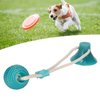 Jopwkuin Suction Cup Dog Tug Rope Toy, Interactive Teeth Puppy Pull Toy for Home(Green Ball Shape)