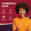 Doctor's Recipes Iron Supplement 65 mg with Vitamin C - Maximized Absorption & Stomach Friendly Iron Pills for Red Blood Cells Formation, Heart, Brain & Immunity Health - Vegan 120 Tabs (Pack of 2)