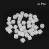 MECCANIXITY 40Pcs Plastic Gears 12 Teeth Plastic Shaft Gears Model 122AA Reduction Gear for RC Car Model DIY Robot,White Module 0.5