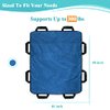 Positioning Bed Pad with Handles Hospital Sheets Transfer Board Belts Patient Lift Elderly Assistance Incontinence Mattress Sheets for Turning, Lifting, Repositioning Washable Underpads (48" x 40")