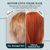 SILKY Technobasic Intense Copper Revive Mask - Color Depositing Hair Mask - Vegan Friendly Hair Mask - Semi-Permanent Hair Color Mask with Hydrating & Restoring Action for Dry Hair - 250ml/8.45oz