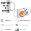 Custom Mug Personalized Coffee Mug - Design Custom Cup with Custom Photo Text and Logo Novelty Customized Gifts for Men and Women Tea Cup Taza Personalizada 11oz Both Sides Custom Coffee Mug
