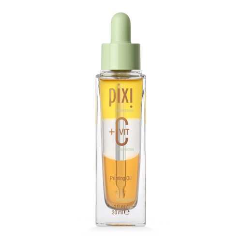 Pixi Beauty +C Vit Priming Oil | Vitamin C Oil Energizes & Balances Skin | Nourishing Facial Oil | Creates A Flawless Makeup Base | 1.00 Fl Oz