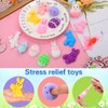 KINGYAO 28 Pack Easter Eggs with Mochi Squishy Toys Inside, Easter Basket Stuffers Egg Fillers Party Favors Gift for Kids Boys Girls Stress Relief Fidget Sensory Toys for Adults