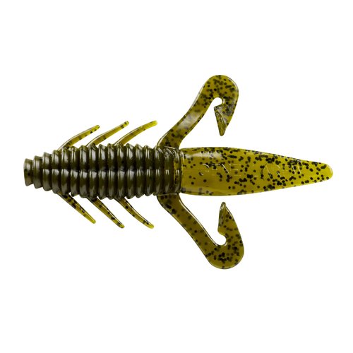 Gene Larew Biffle Bug Green Pumpkin Fishing Lure (8-Pack), 4.25-Inch (GLTBB88-8)