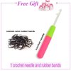 Bob Spring Twist 6 Inch Cute Spring Twists Crochet Braids Short Passion Twist Hair Pre-twisted Fluffy Twist Bomb Twist Handmade Twist Hair Extensions (6Packs, 1B#)
