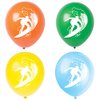Surf Up Latex Balloons, 12inch (16pcs) Surfboard Surfing Sports Beach Birthday Party Decorations, Supplies