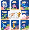 JAPBOR Ocean Animals Coloring Books - 24PCS Under The Sea Mini Colouring Book Bulk for Kids Party Favors, Sea Animal Summer DIY Art Drawing Booklet Supplies, Birthday Painting Game Goodie Bag Fillers