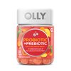OLLY Probiotic + Prebiotic Gummy, Digestive Support and Gut Health, 500 Million CFUs, Fiber, Adult Chewable Supplement for Men and Women, Peach, 30 Day Supply - 30 Count