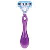 Schick Hydro Silk Moisture Women's Razor | 5-Blade Razor for Women | Moisturizing Razor for Women | 1 Handle & 2 Razor Blade Refills