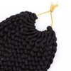 7 Packs Crochet Box Braids Curly Ends 10 Inch, Braid Crochet Hair for Black Women (10 Inch, 2#)