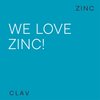 CLAV® Zinc Bisglycinate 25mg - 180 Tablets (6 Months Supply) - Natural Chelated Zinc Supplement - Vegan Zinc Glycinate for Immune & Skin Support