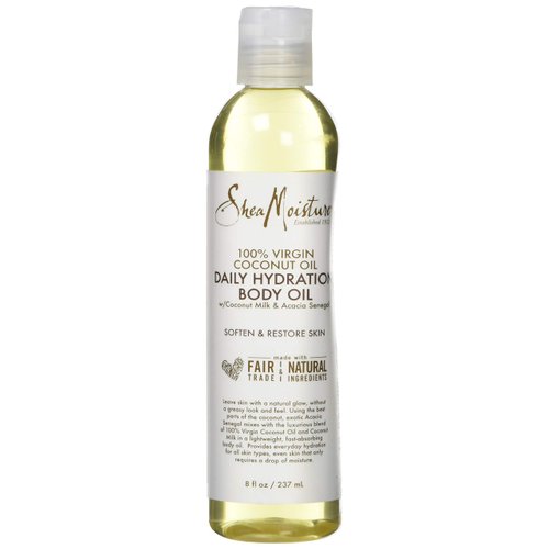 Shea Moisture 100% Virgin Coconut Oil Daily Hydration Body Oil, 8 Ounce