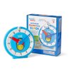 hand2mind Advanced NumberLine Clock™ for Kids Learning to Tell Time, Math Manipulatives for Telling Time, Analog Clock for Kids Learning, Learning to Tell Time Clock, Homeschool Supplies (1 Pack)