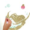 RoomMates RMK3562SCS Mermaid Peel and Stick Wall Decals With Glitter
