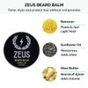 ZEUS Everyday Beard Kit with Tin Gift Box – Beard Wash Shampoo & Conditioner, Natural Beard Oil, Beard Balm & Tin Box (Verbena Lime)