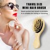 RAIN’S SECRET Mini Hair Brushes for Women Men Kid,Pocket Size hair brush, Wet/Dry Hair Smoothing Massaging Detangling,Scalp Massage, Pocket Detangler for Outing or Travelling