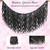 Beauty Queen 16A Body Wave Bundles Human Hair (20 18 16 Inch) 100% Unprocessed Brazilian Virgin Weave 3 Bundles Human Hair Full And Thick Remy Hair Extensions Natural Color for Women